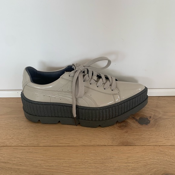 Puma Fenty Pointy Creeper Patent in Dove - Picture 4 of 7